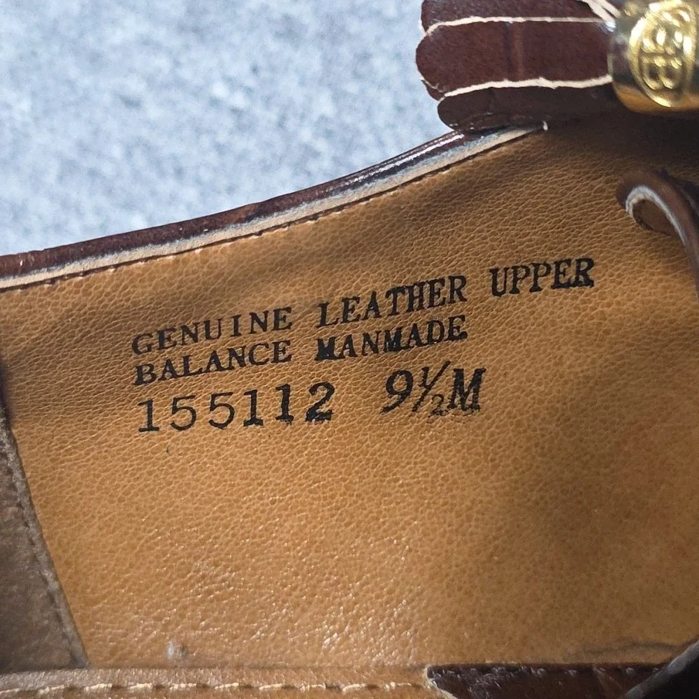 GIORGIO BRUTINI Private Collection  Brown Luxury Ostrich Leather Lace Shoe 9.5 M